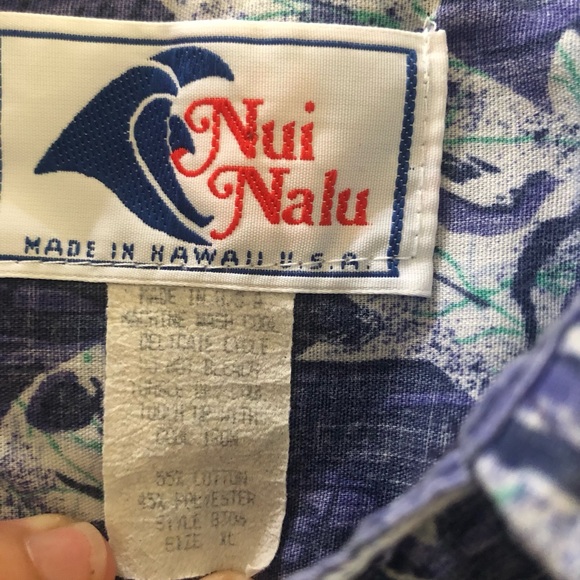 Nui Nalu Aloha shirt xl - Picture 4 of 4